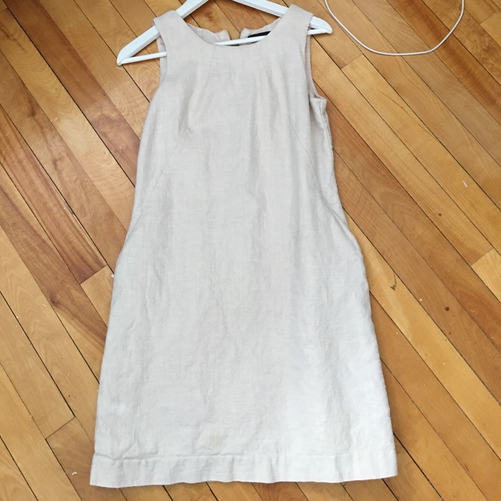 Willi Smith flax linen dress