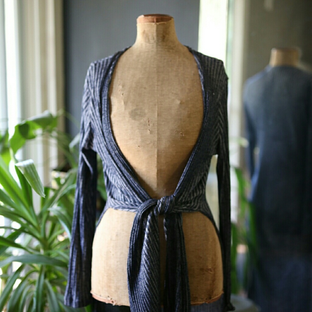 Rocker style duster cardigan