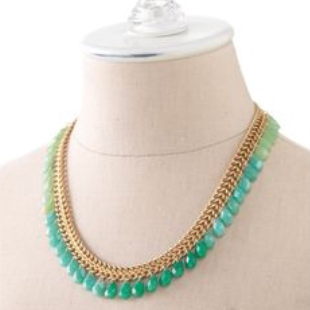 Stella and Dot Jade Contessa Necklace