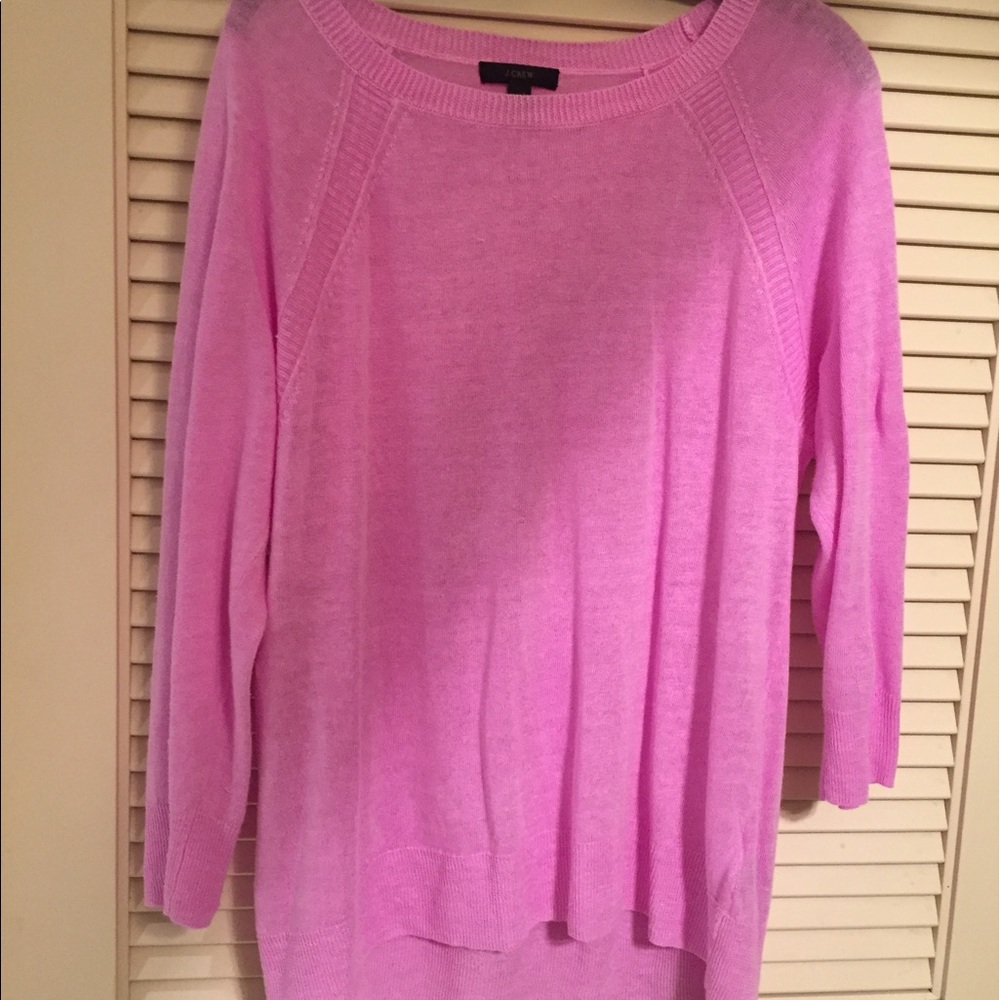 J crew linen sweater