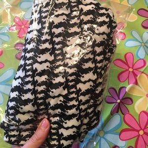 TC black & white unicorn LulaRoe leggings