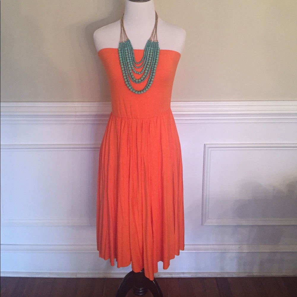 Rachel Pally tangerine dress. Size L