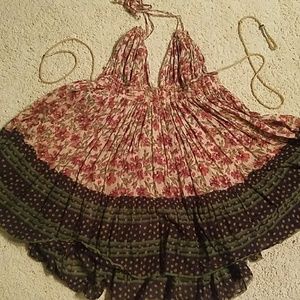 Sm Free People dress floral hippie dress