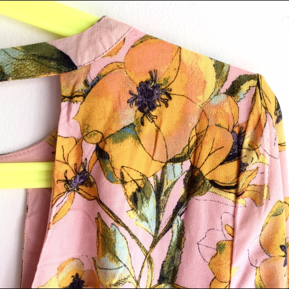 Sold! Free People Tegan Print Mini Dress 6 NWT - Picture 4 of 6