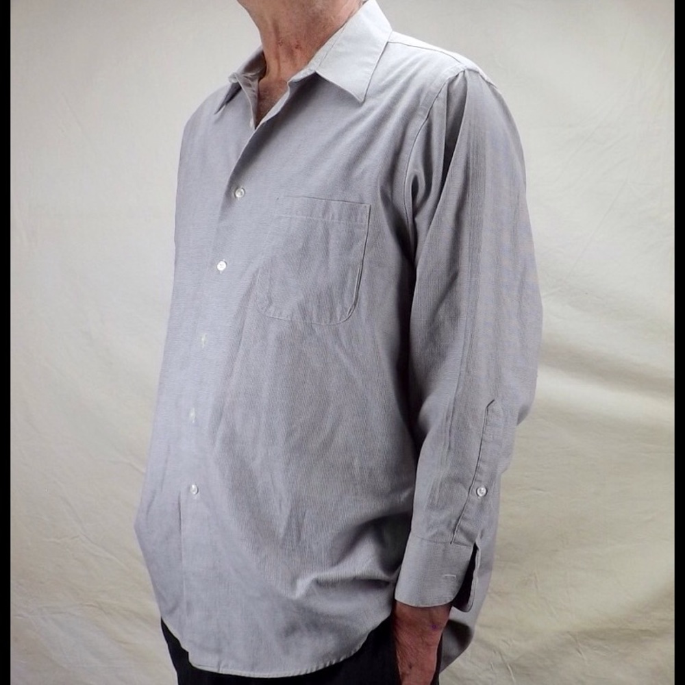 men's button down shirt long sleeve oxford checked