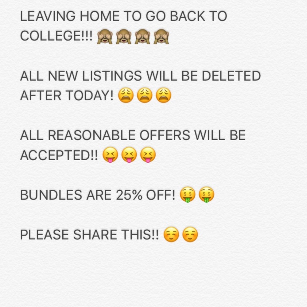 LAST DAY TO GET SOME GREAT DEALS!! MAKE AN OFFER!!