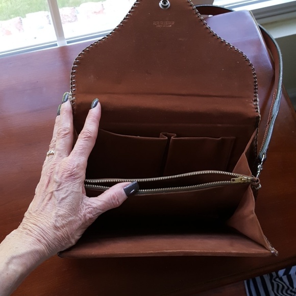 Vintage alligator shoulder bag - Picture 5 of 8