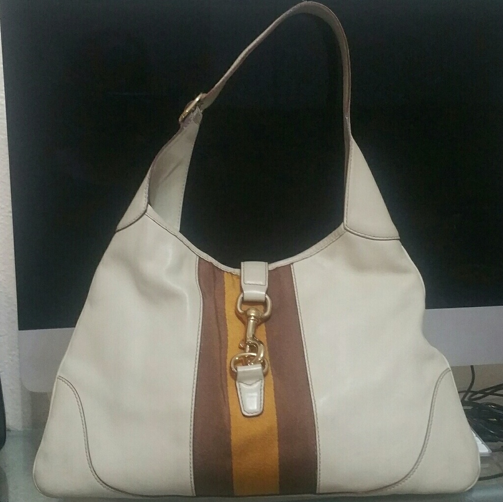 🚫SOLD🛇GUCCI Leather Jackie O Hobo vintage web