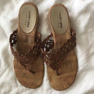 Summer Sandals with a wedge heel 🌸