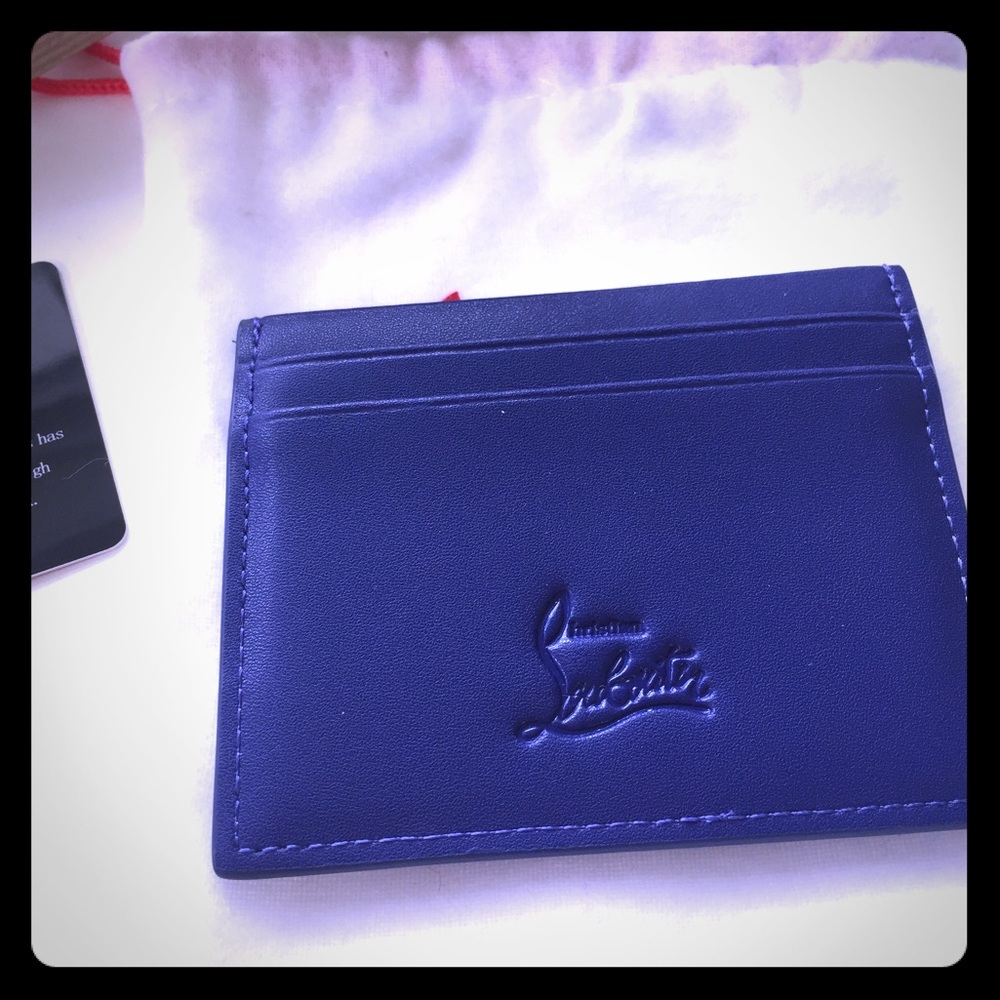 CHRISTIAN LOUBOUTIN SPIKED CARDHOLDER