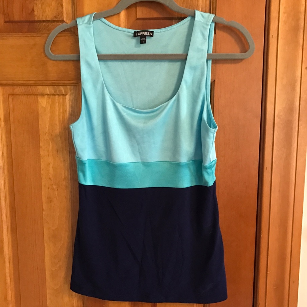Blue Express sleeveless blouse