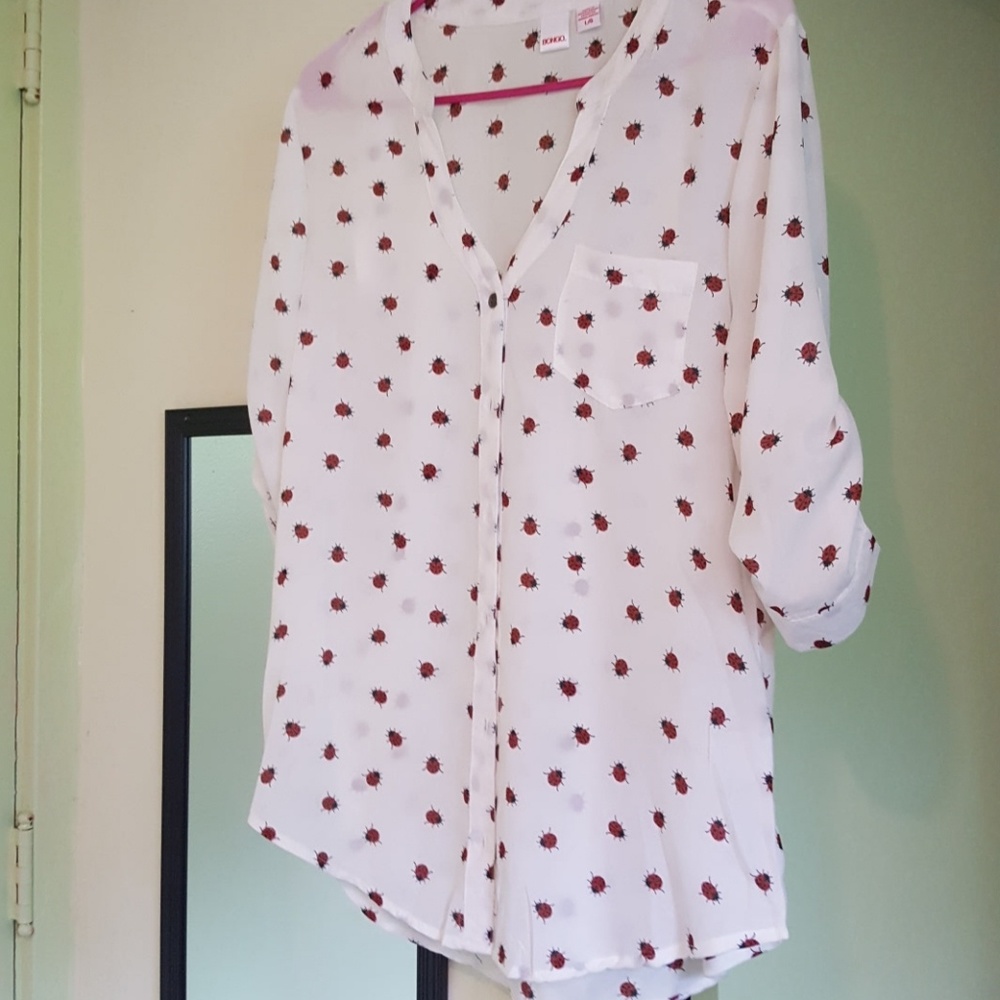 Brand new ladybug top