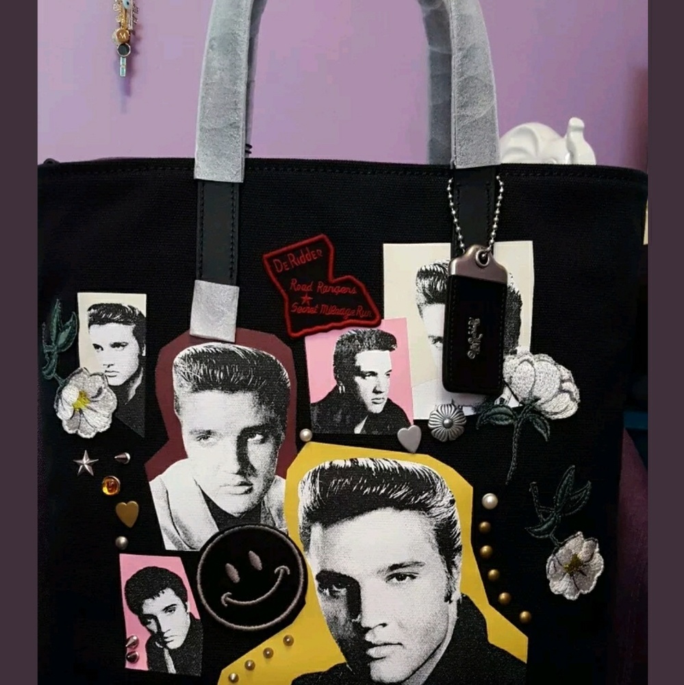 NWT LIMITED COACH X ELVIS PRESLEY TOTE
