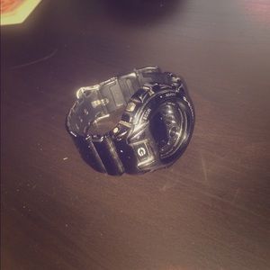 G Shock Black Out Basic