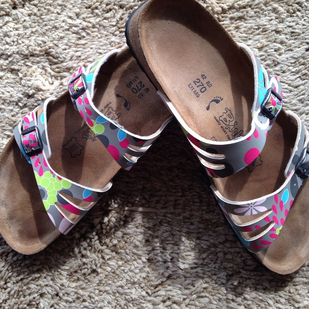 Size 11 Birki, Multi Colors