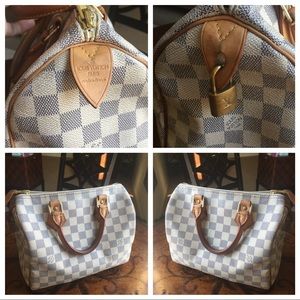 🅿️🅿️optional & Lower💲 LV Speedy 30 Damier Azur