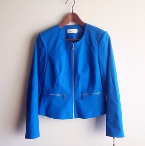 Cerulean Blue Calvin Klein Jacket