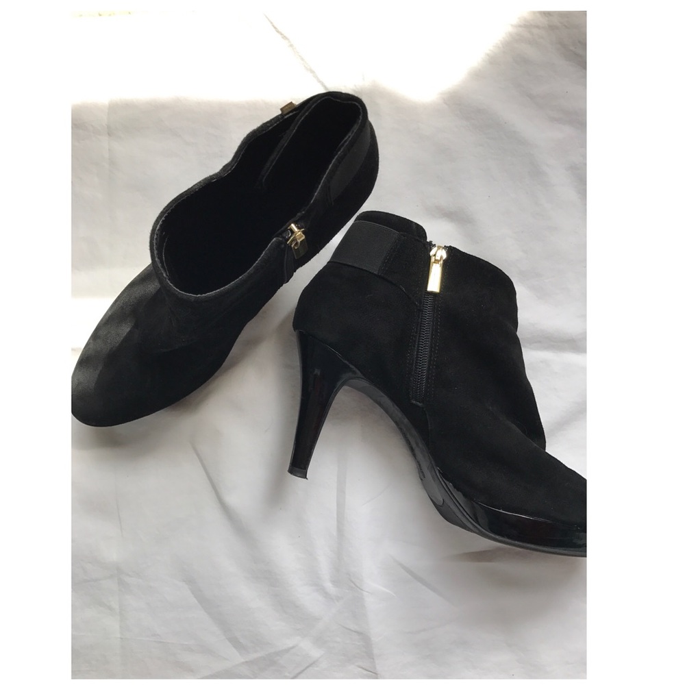 Black ankle boots