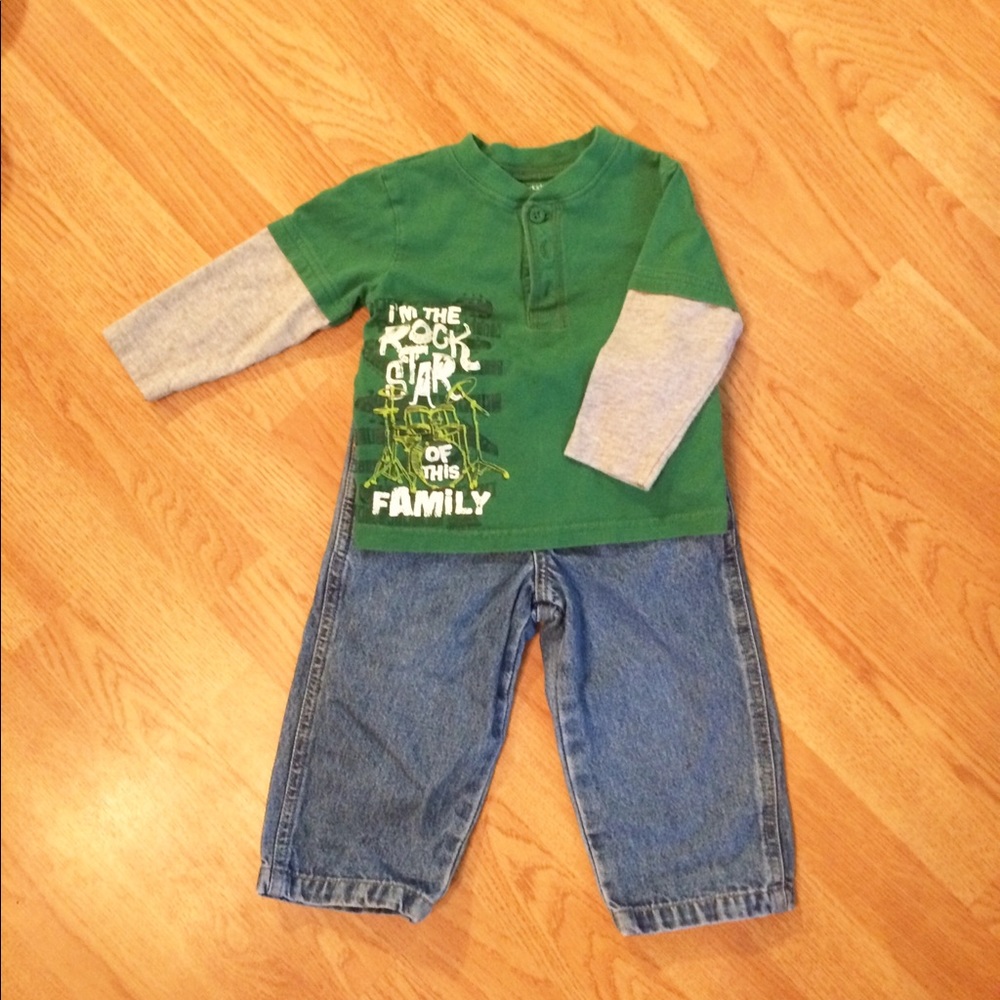  Wonderkids Rock Star Outfit - 18 Months
