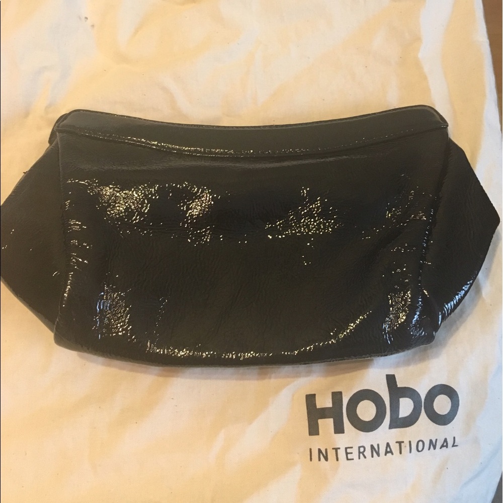 New Hobo International Patten Leather Clutch