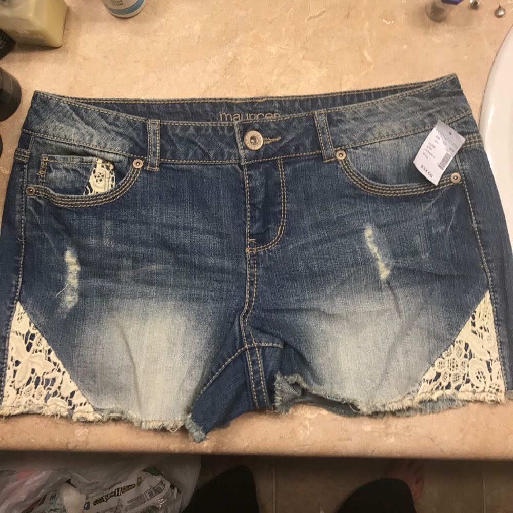 Jean shorts