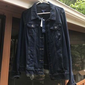 NWT Bandolino Knit Denim Jacket - Medium