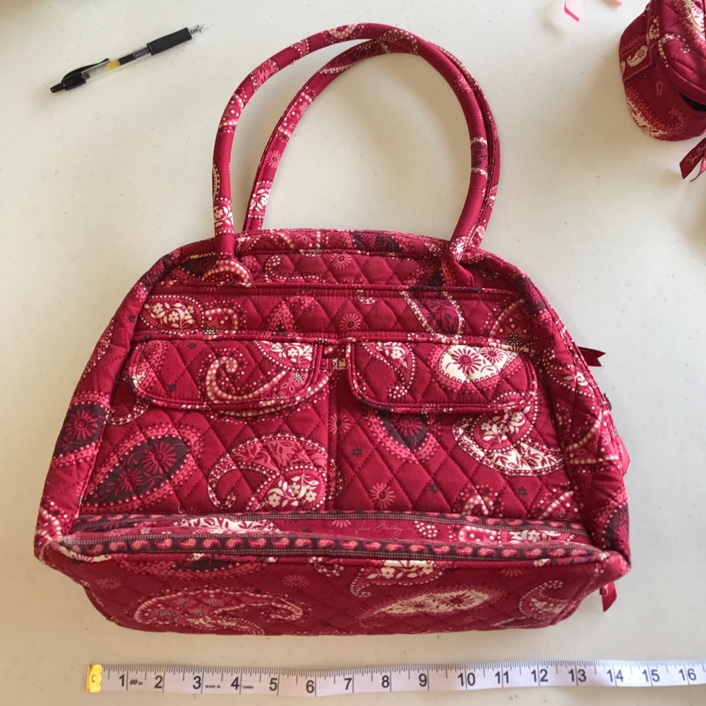 Vera Bradley purse with cosmetic bag