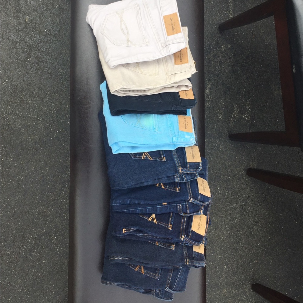 Bundle 10 Pairs!!! Abercrombie Kids Jeans Size 12