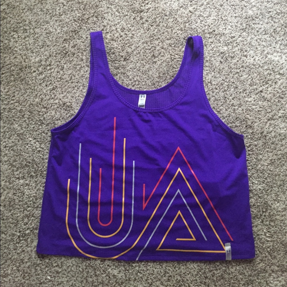 NWOT Under Armour Loose Crop Tank sz Small
