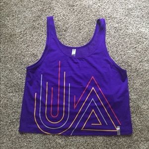 NWOT Under Armour Loose Crop Tank sz Small
