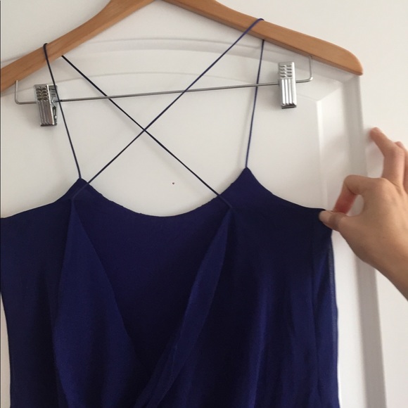 Colbalt blue flowy top - Picture 2 of 2