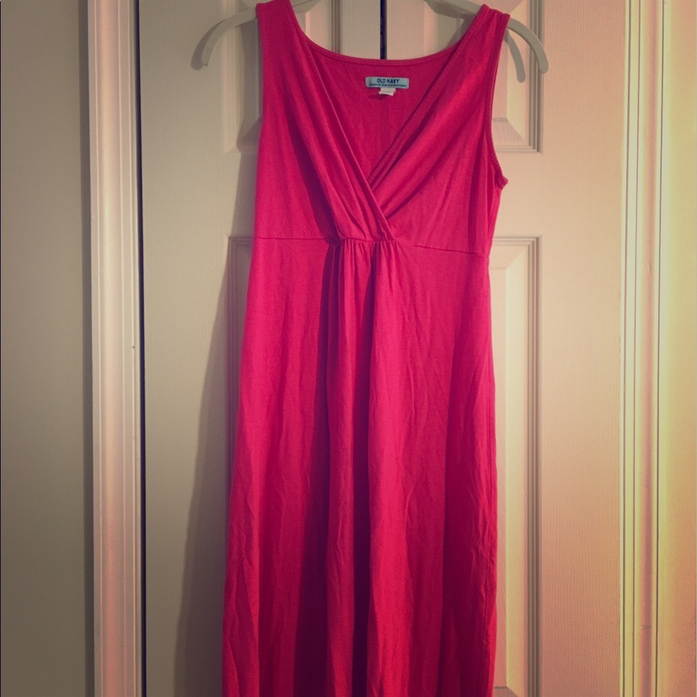 Maternity maxi dress