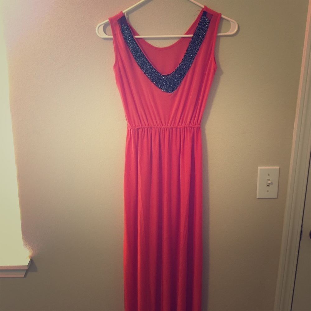 Orange Maxi Dress