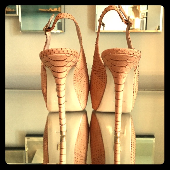 Firm Sale🔥Pour la Victoire nude reptile heels - Picture 6 of 8