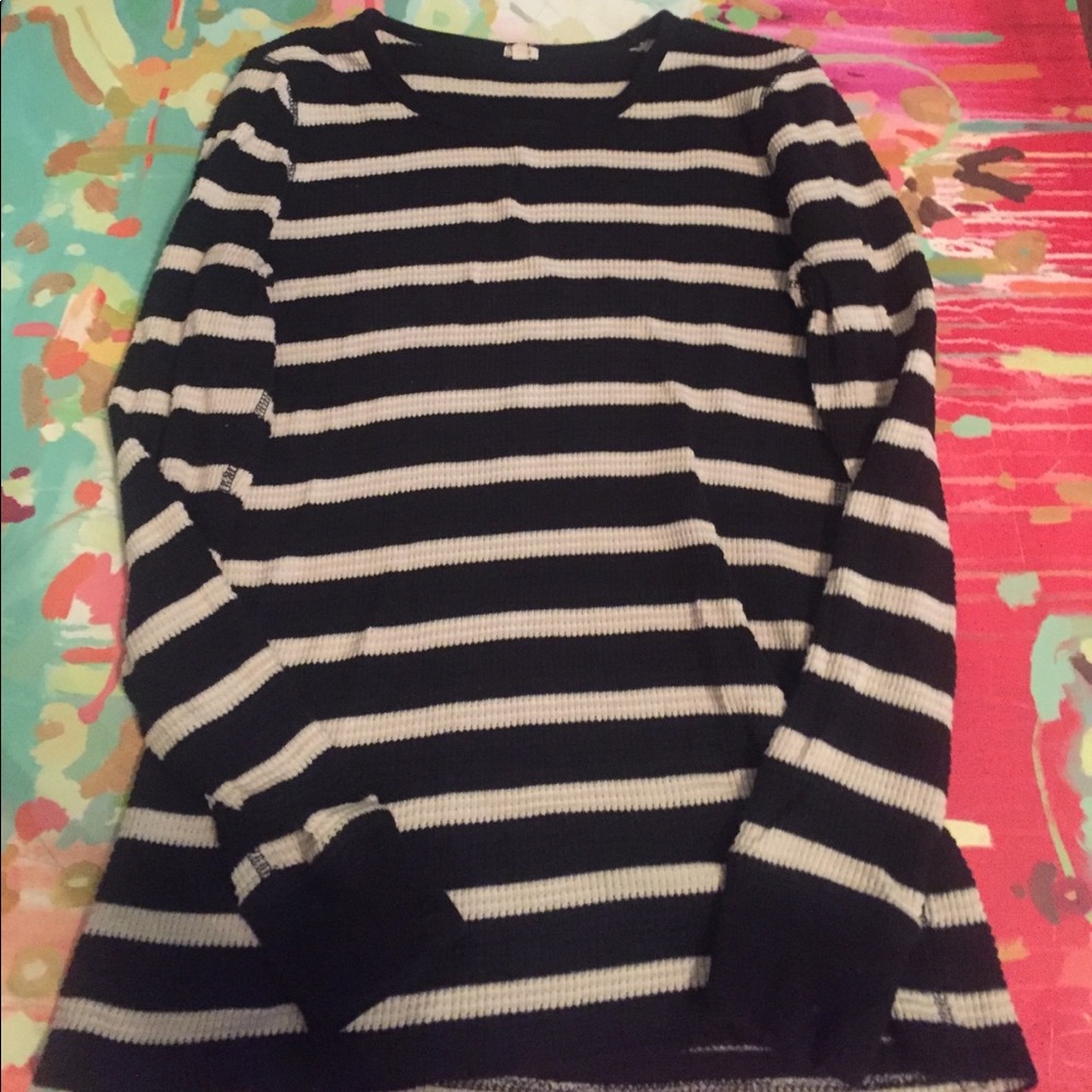 Stripped long sleeve tee