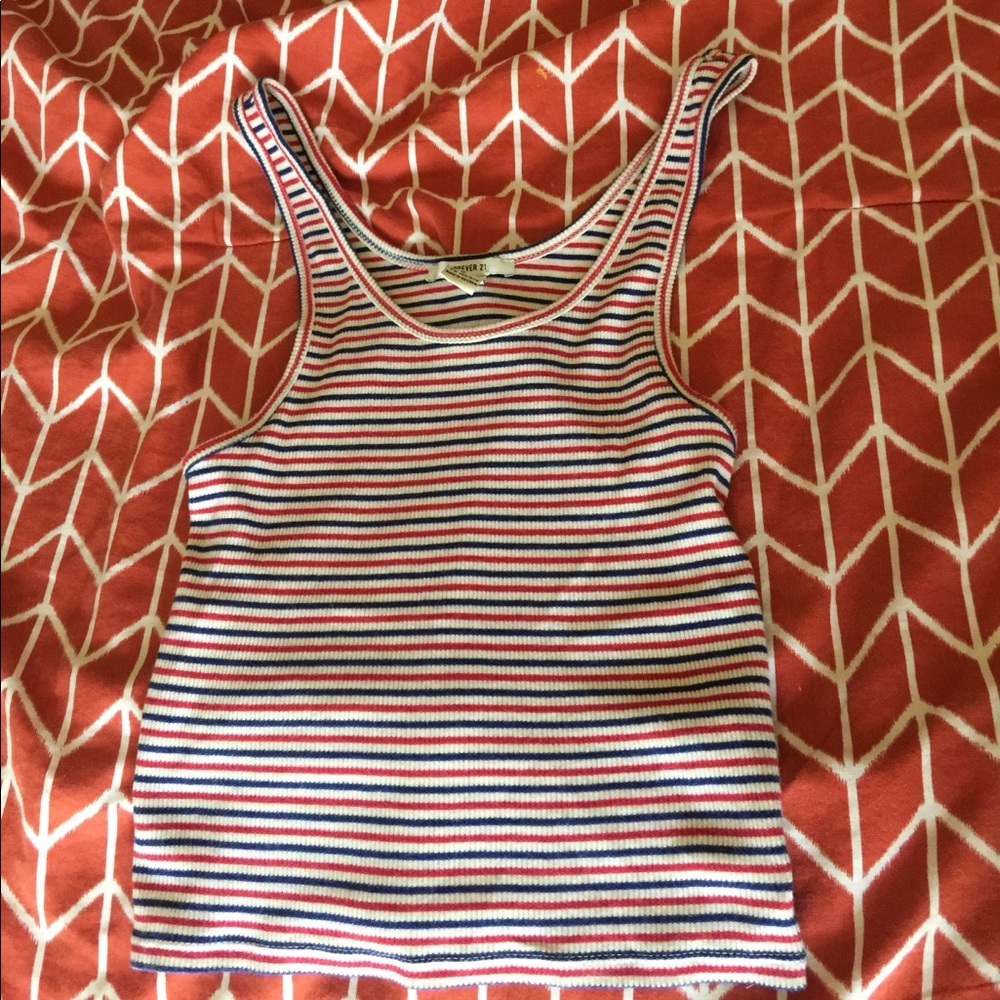 Forever 21 striped tank top