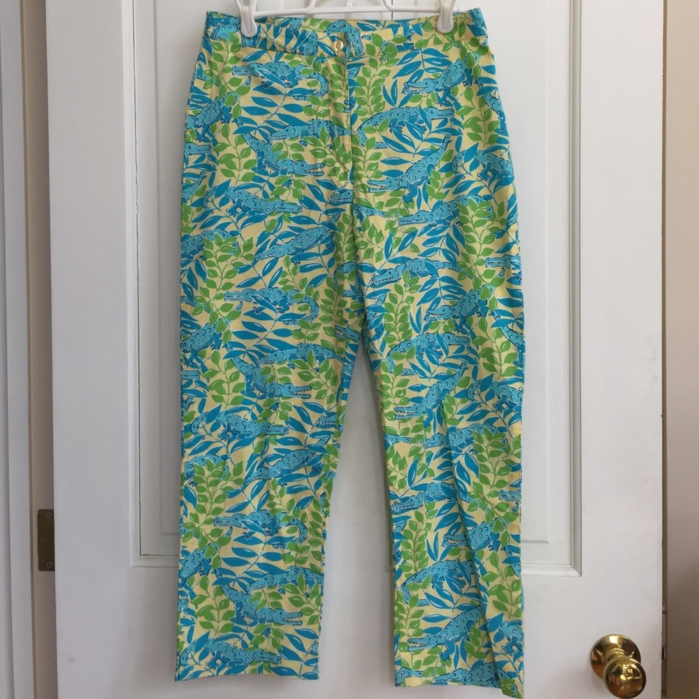 Lilly Pulitzer cropped pants nwot size 4