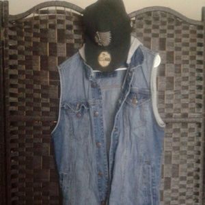 Hoodie shirt sleeve jacket