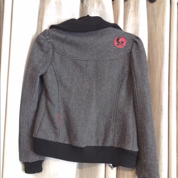 Billabong Herringbone Coat (Small) - Picture 2 of 4