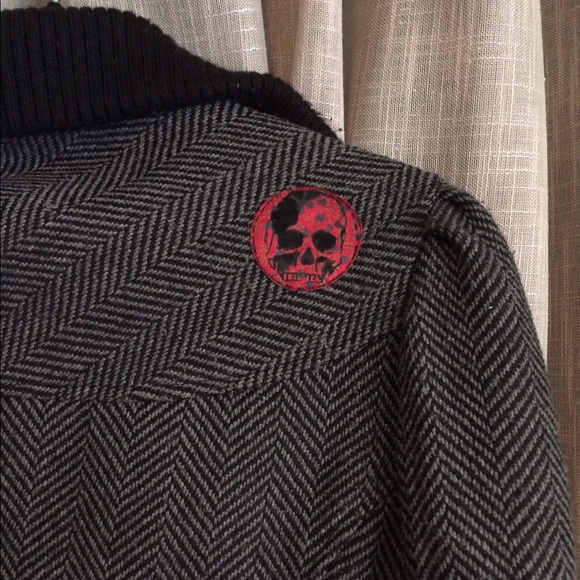 Billabong Herringbone Coat (Small) - Picture 3 of 4