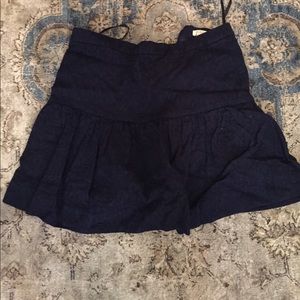 Blue Jcrew Skirt