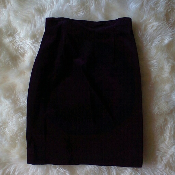 Velvet Pencil Skirt Designer Estasi Made in Italy - Picture 1 of 3