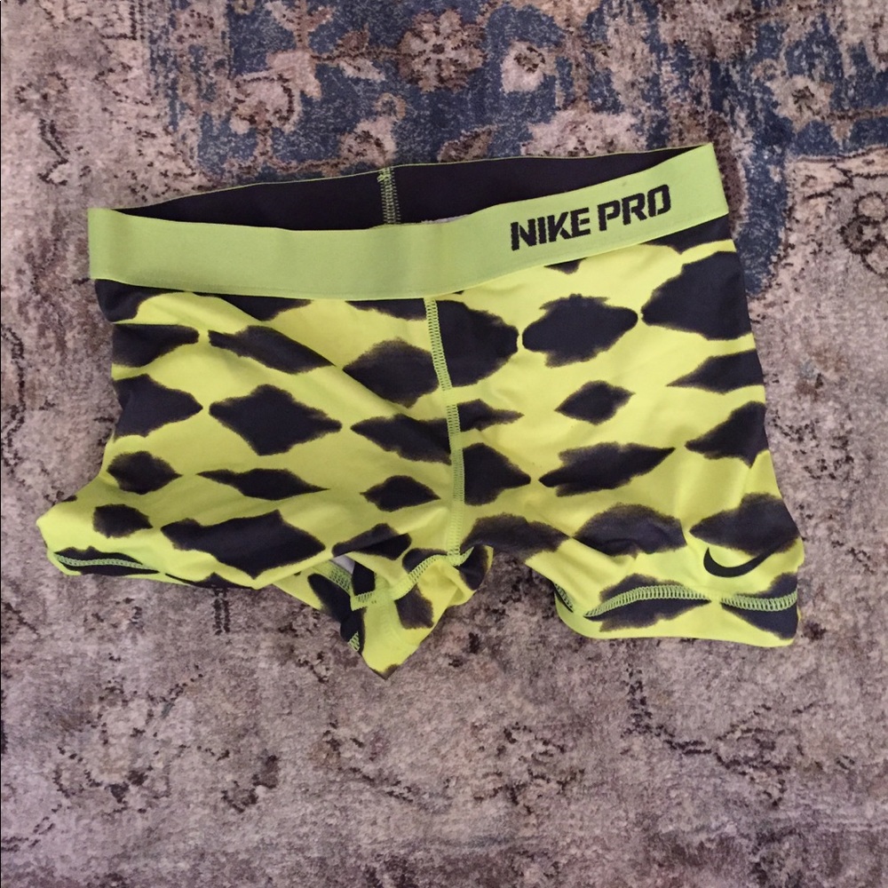 Yellow Nike Pros