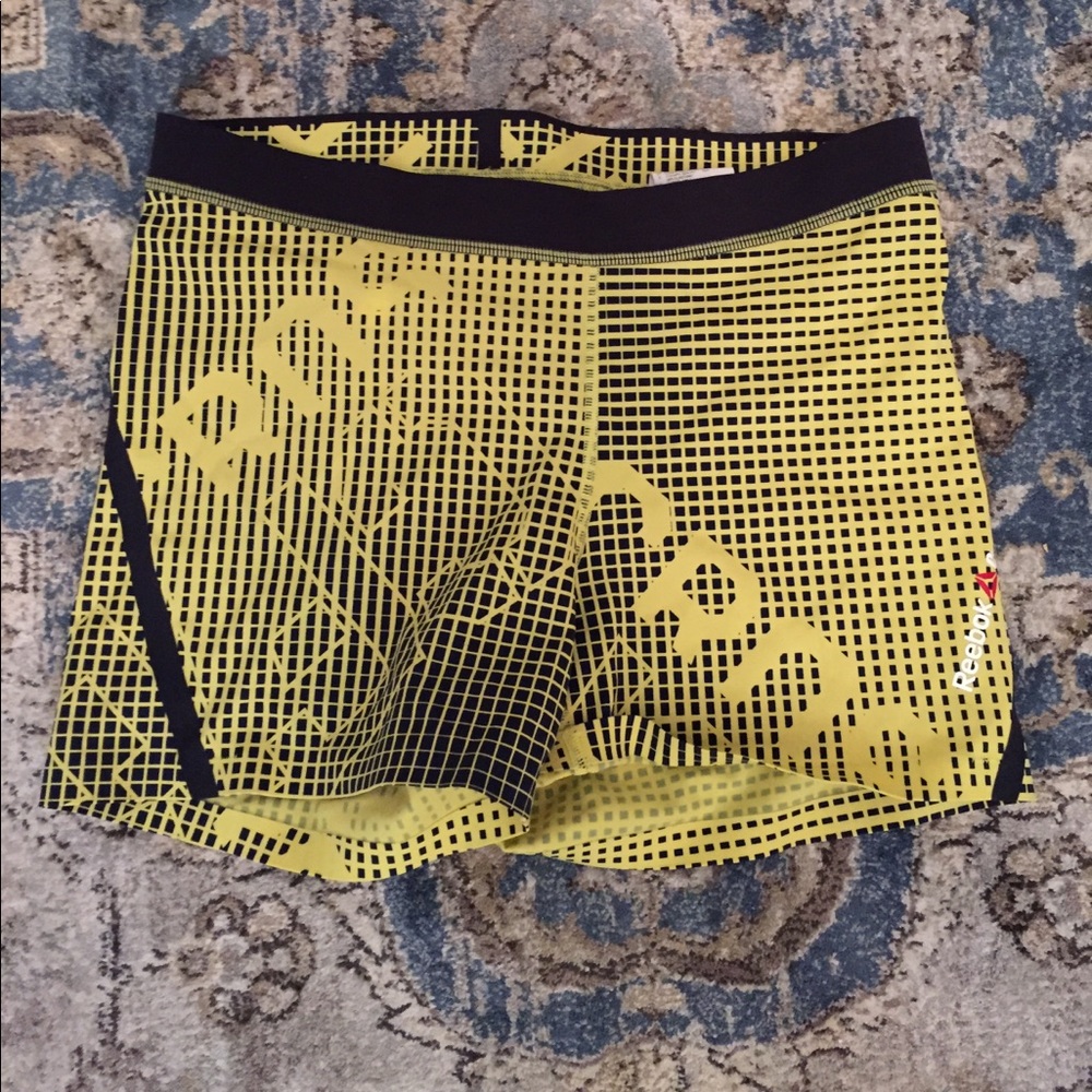 2015 CrossFit Games Yellow Booty Shorts