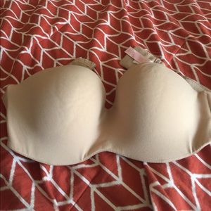 Nude Victoria secret strapless bra