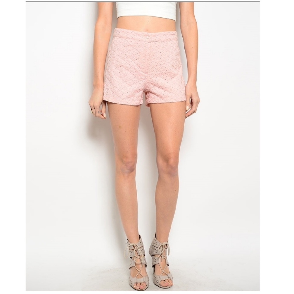 ❤clearance❤Blush high waisted shorts