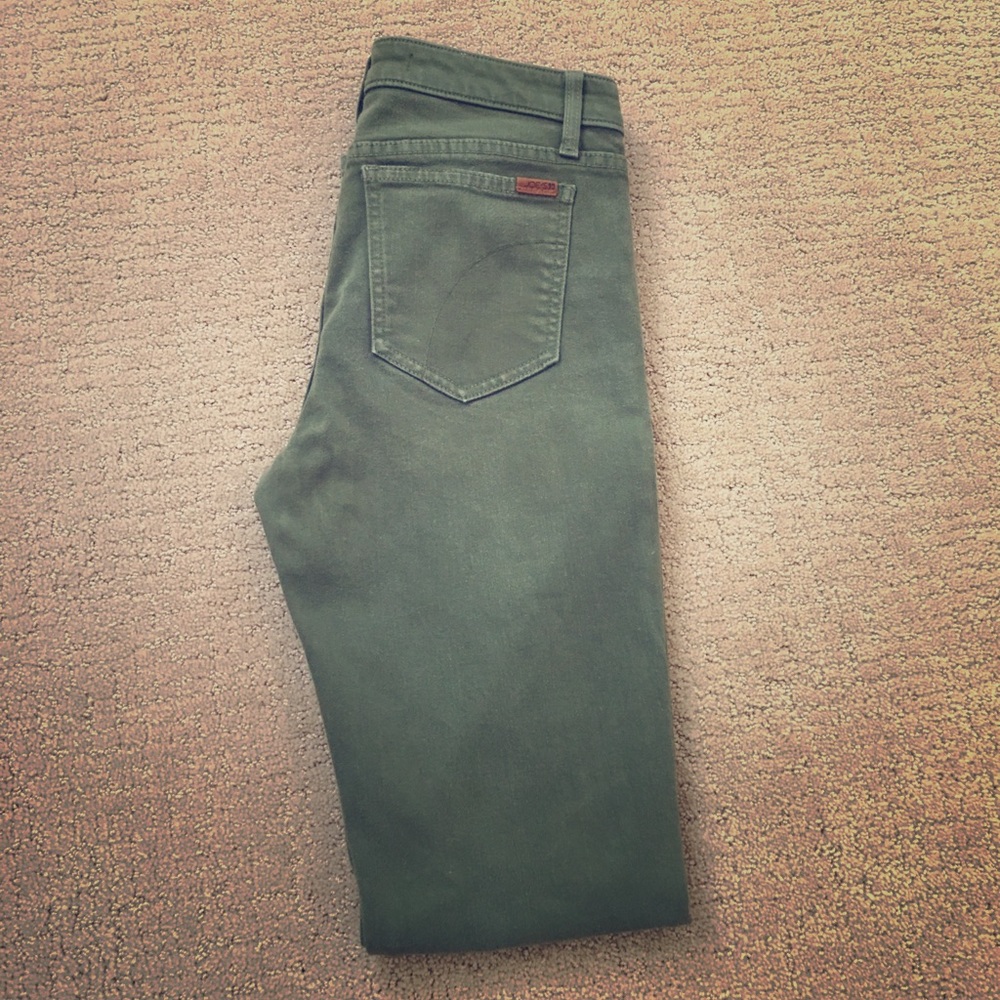 Olive Green/Army Green Joe's Skinny Jeans