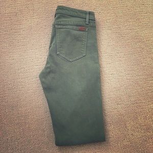Olive Green/Army Green Joe's Skinny Jeans