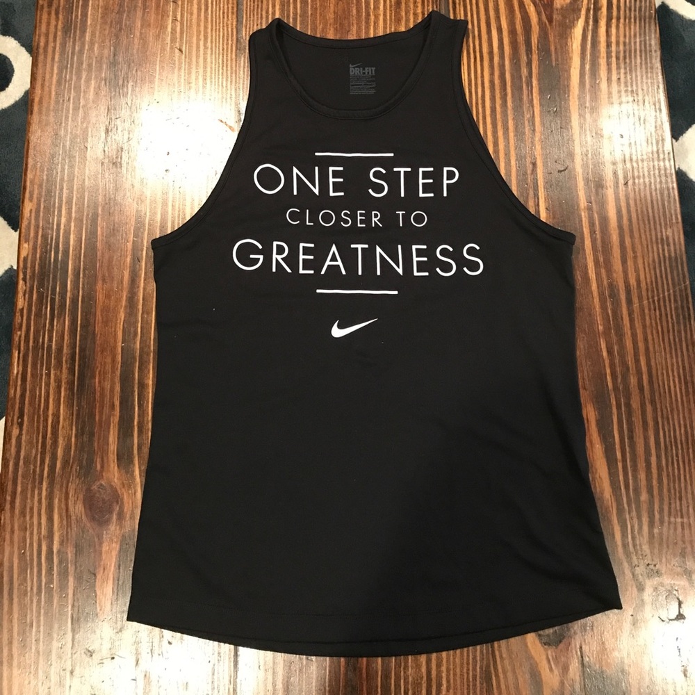 Nike one step closer to greatness workout tank