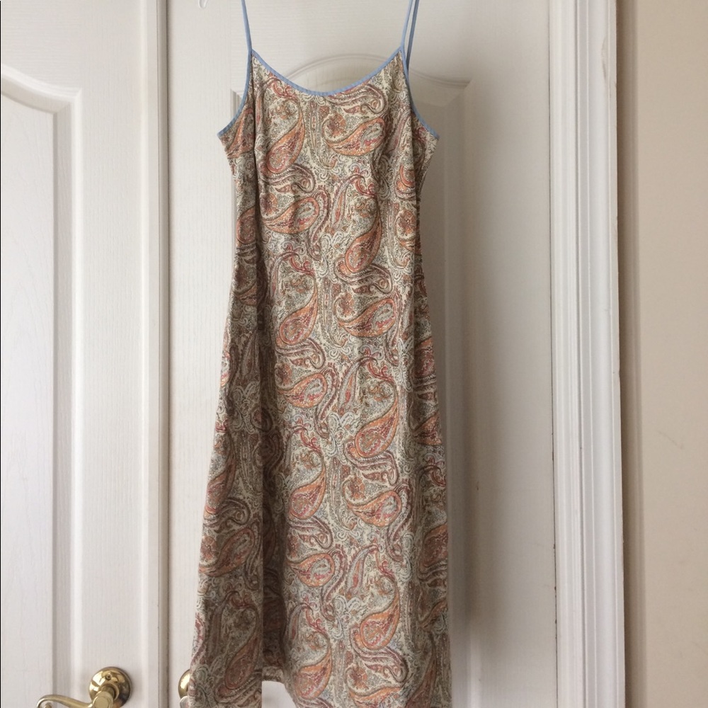 J. CREW SIZE 2 paisley sundress-great condition